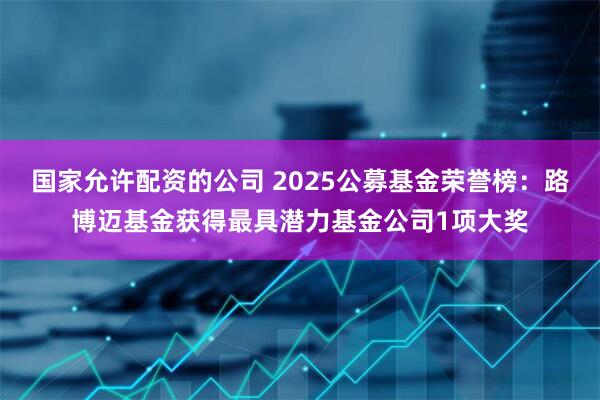国家允许配资的公司 2025公募基金荣誉榜：路博迈基金获得最具潜力基金公司1项大奖